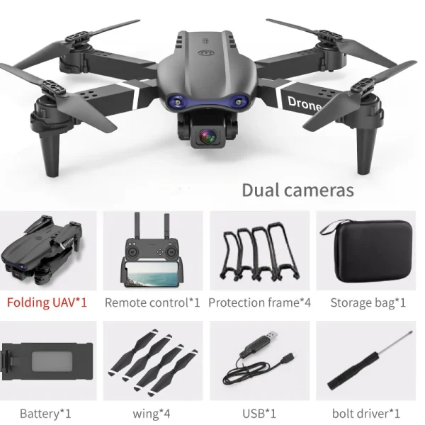 E99 Drone | FPV, Brushless Motor, GPS, 360° Laser Obstacle Avoidance, 4K Dual Camera RC Quadcopter for Kids & Gifts - Image 7