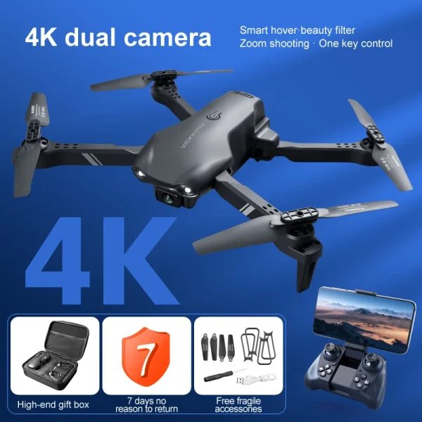 NEW V13 Mini Drone | 4K HD Professional, 1080P Dual Camera, WiFi FPV, Foldable RC Quadcopter for Gifting and Fun - Image 4