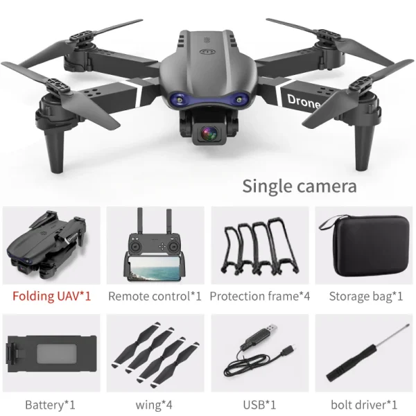 E99 Drone | FPV, Brushless Motor, GPS, 360° Laser Obstacle Avoidance, 4K Dual Camera RC Quadcopter for Kids & Gifts - Image 8