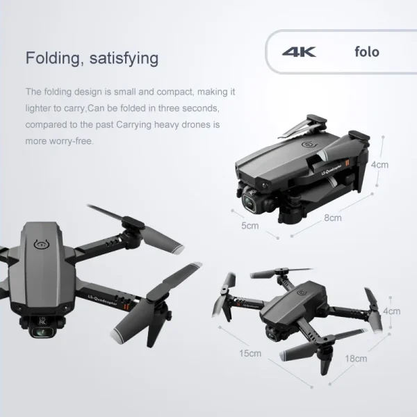 2024 XT6 Mini Drone 4K & 1080P HD Camera, WiFi FPV, Altitude Hold, Foldable Design, RC Quadcopter for Kids & Beginners | Great Gift Idea - Image 5